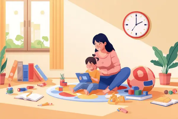 tempo de tela infantil